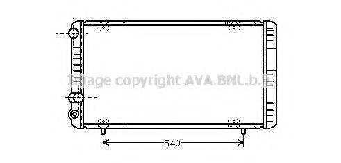 AVA QUALITY COOLING RT2169 Радіатор, охолодження двигуна