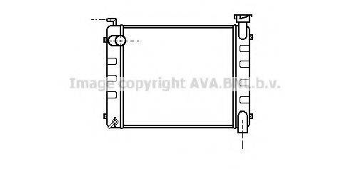 AVA QUALITY COOLING SB2000 Радіатор, охолодження двигуна