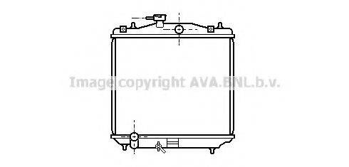 AVA QUALITY COOLING SU2021 Радіатор, охолодження двигуна