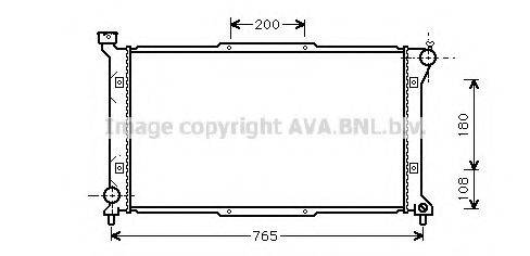 BLUE PRINT ADS79815 Радіатор, охолодження двигуна