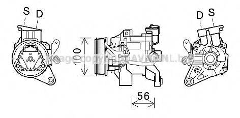 AVA QUALITY COOLING SUK096 Компресор, кондиціонер