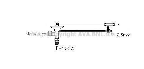 AVA QUALITY COOLING TO1684 Розширювальний клапан, кондиціонер