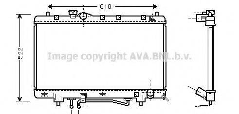 AVA QUALITY COOLING TO2242 Радіатор, охолодження двигуна