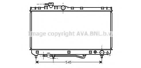 AVA QUALITY COOLING TO2304 Радіатор, охолодження двигуна