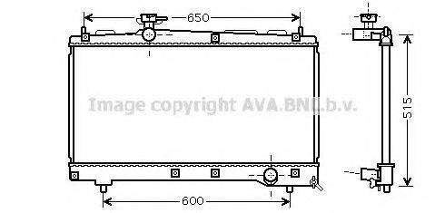 AVA QUALITY COOLING TO2331 Радіатор, охолодження двигуна