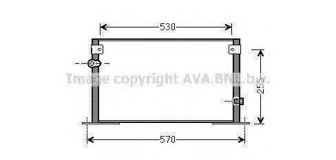 AVA QUALITY COOLING TO5562 Конденсатор, кондиціонер