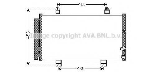 AVA QUALITY COOLING TO5653D Конденсатор, кондиціонер