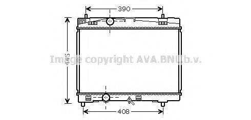 AVA QUALITY COOLING TOA2357 Радіатор, охолодження двигуна