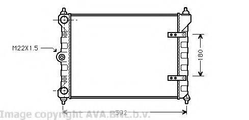 AVA QUALITY COOLING VW2095 Радіатор, охолодження двигуна