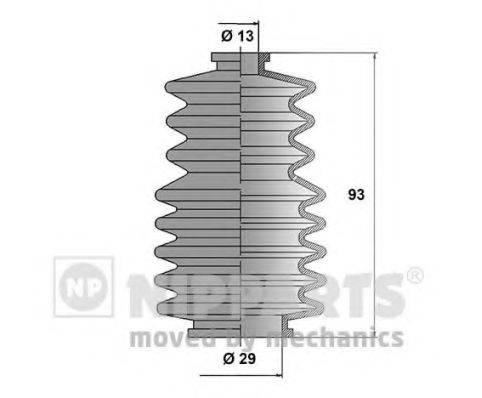 NIPPARTS J2857000 Комплект пильника, рульове керування