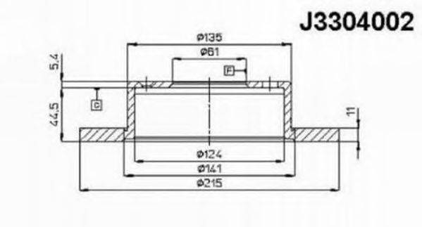 NIPPARTS J3304002