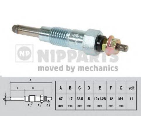 NIPPARTS J5711007 Свічка розжарювання