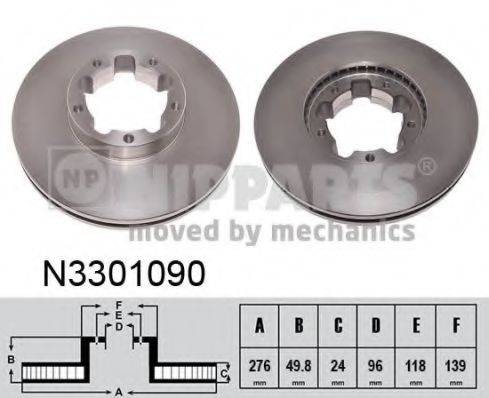 NISSAN 40206-9X500 гальмівний диск