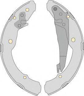MGA M765 Комплект гальмівних колодок