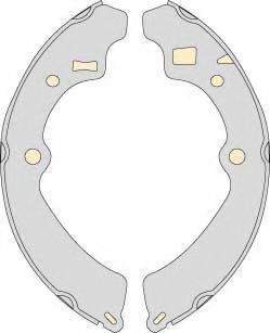 MGA M767 Комплект гальмівних колодок