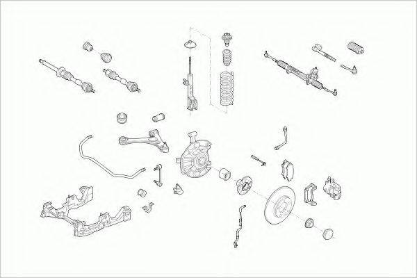 ZF PARTS MERCEAKLAFZ001 Рульове управління; Підвіска колеса