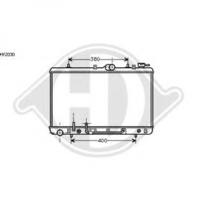 DIEDERICHS 8112115 Радіатор, охолодження двигуна