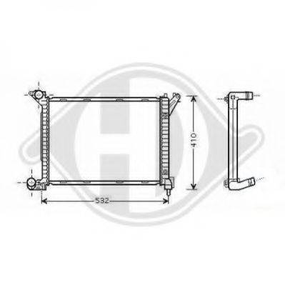DIEDERICHS 8120508 Радіатор, охолодження двигуна