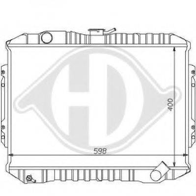 DIEDERICHS 8122137 Радіатор, охолодження двигуна