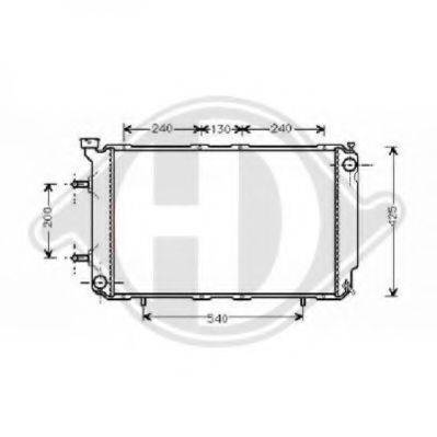 DIEDERICHS 8135112 Радіатор, охолодження двигуна