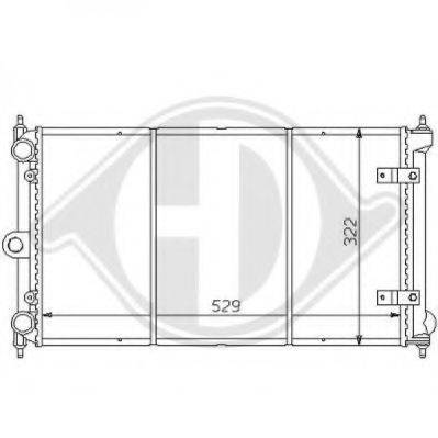 DIEDERICHS 8138177 Радіатор, охолодження двигуна