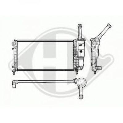 DIEDERICHS 8321301 Радіатор, охолодження двигуна