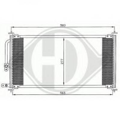 DIEDERICHS 8522200 Конденсатор, кондиціонер