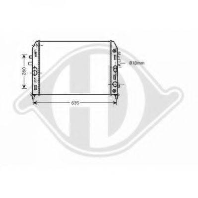 DIEDERICHS 8565204 Радіатор, охолодження двигуна