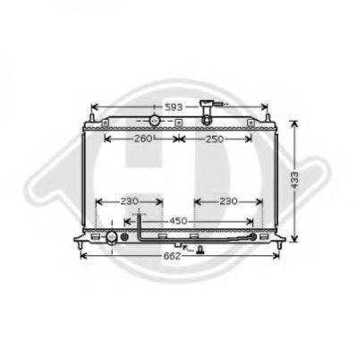DIEDERICHS 8654115 Радіатор, охолодження двигуна