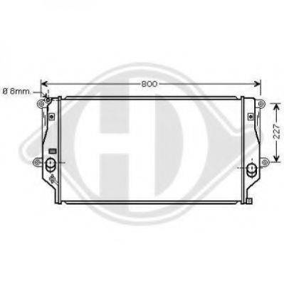 DIEDERICHS 8668705 Радіатор, охолодження двигуна