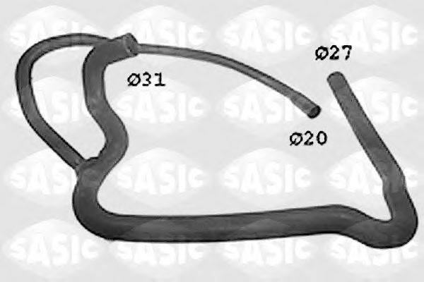 SASIC SWH0325 Шланг радіатора