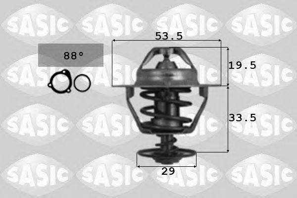 SASIC 3306038 Термостат, охолоджуюча рідина