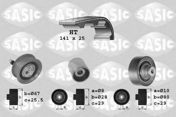 SASIC 1756001 Комплект ременя ГРМ