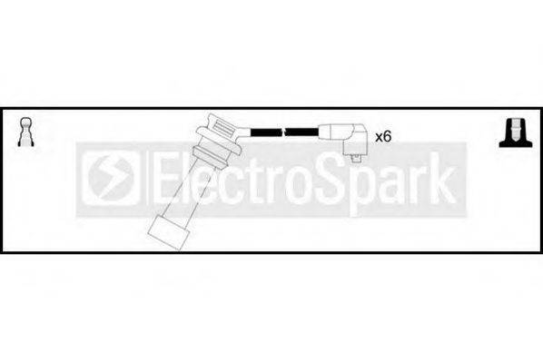 STANDARD OEK782 Комплект дротів запалювання