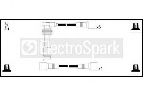 STANDARD OEK037 Комплект дротів запалювання