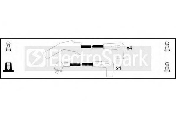 STANDARD OEK893 Комплект дротів запалювання