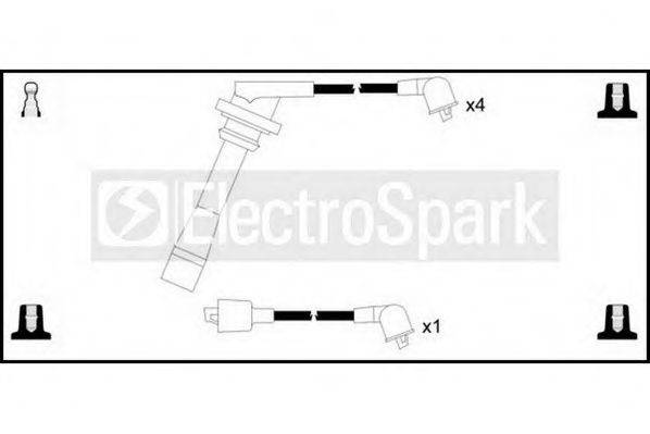 STANDARD OEK058 Комплект дротів запалювання