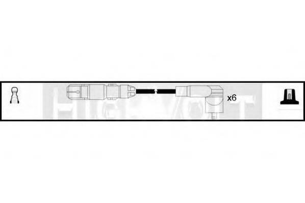 STANDARD OEF787 Комплект дротів запалювання