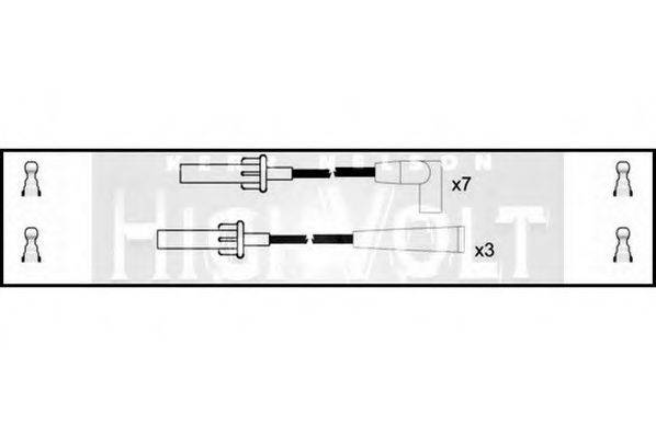 STANDARD OEF840 Комплект дротів запалювання