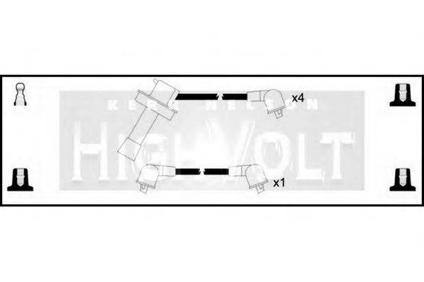 STANDARD OEF1041 Комплект дротів запалювання