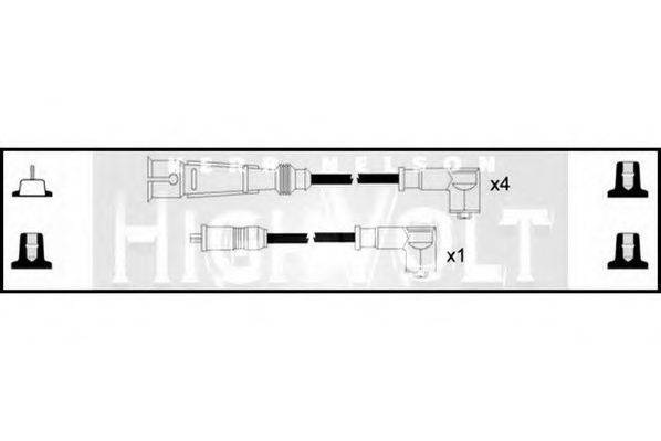 STANDARD OEF972 Комплект дротів запалювання