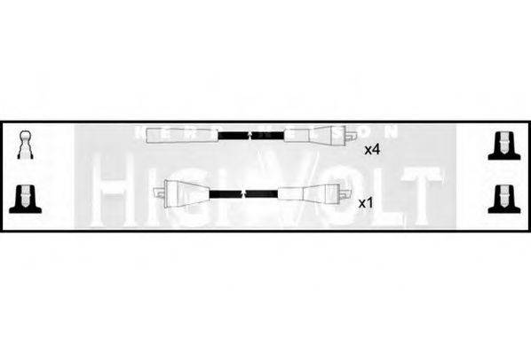 STANDARD OEF927 Комплект дротів запалювання