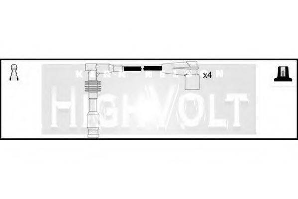 STANDARD OEF153 Комплект дротів запалювання