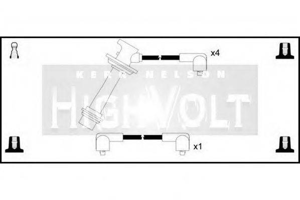 STANDARD OEF281 Комплект дротів запалювання