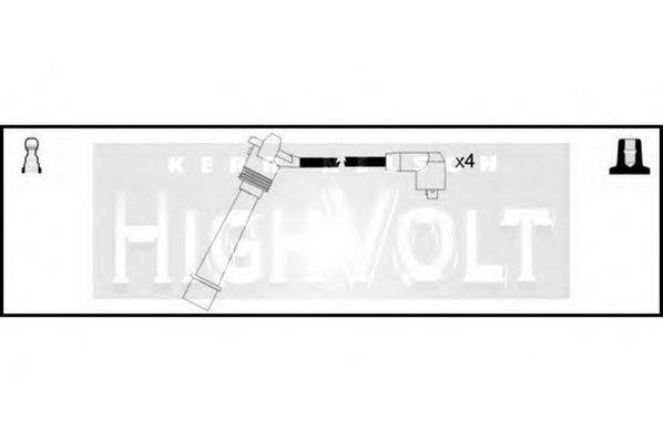 STANDARD OEF504 Комплект дротів запалювання