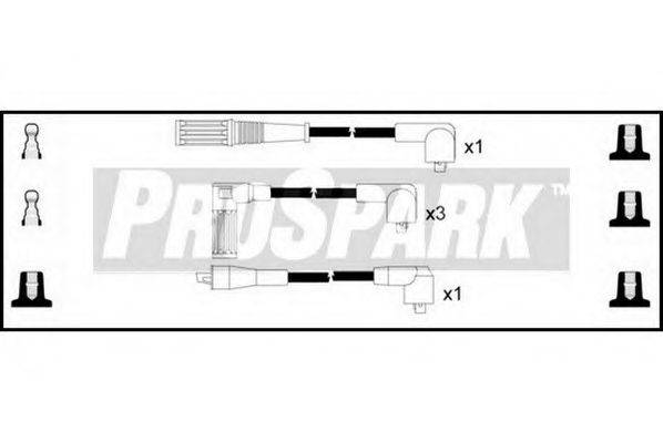 STANDARD OES384 Комплект дротів запалювання