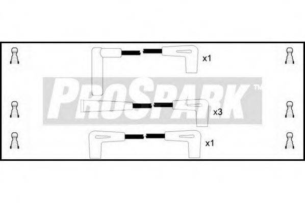 STANDARD OES829 Комплект дротів запалювання