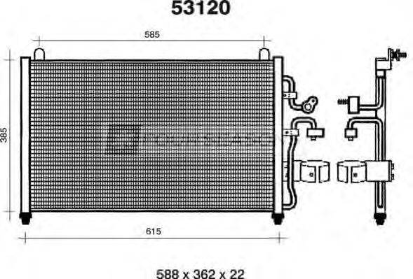 STANDARD F453120 Конденсатор, кондиціонер