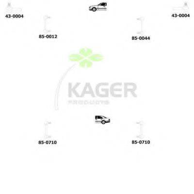 KAGER 801153 Підвіска колеса