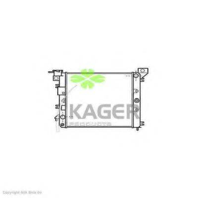 KAGER 310225 Радіатор, охолодження двигуна